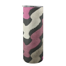 Load image into Gallery viewer, She&#39;s A Vibe 20oz Tall Skinny Tumbler with Lid and Straw (Print-On-Demand-Product)
