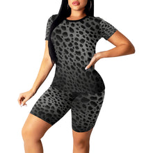 Load image into Gallery viewer, &quot;Blackberry&quot; Women&#39;s Short Yoga Set(ModelSets 03) (Print-On-Demand-Product)
