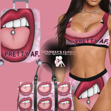 Load image into Gallery viewer, Pretty AF. Travel Bag Black (Small) (Model1639) Print-On-Demand Product
