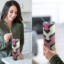 Load image into Gallery viewer, She&#39;s A Vibe 20oz Tall Skinny Tumbler with Lid and Straw (Print-On-Demand-Product)
