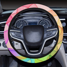 Load image into Gallery viewer, &quot;Color Me Bad&quot; Steering Wheel Cover with Elastic Edge (Print-On-Demand-Product)
