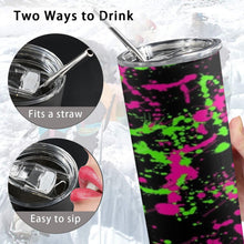 Load image into Gallery viewer, &quot;Shake Something&quot; 20oz Tall Skinny Tumbler with Lid and Straw (Print-On-Demand-Product)
