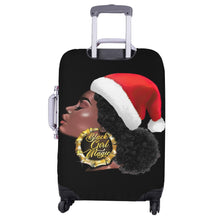 Load image into Gallery viewer, Holiday_BlackGirlMagic[1] Luggage Cover (Large Size) (26&quot;-28&quot;) Print-On-Demand Product

