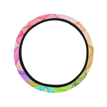 Load image into Gallery viewer, &quot;Color Me Bad&quot; Steering Wheel Cover with Elastic Edge (Print-On-Demand-Product)
