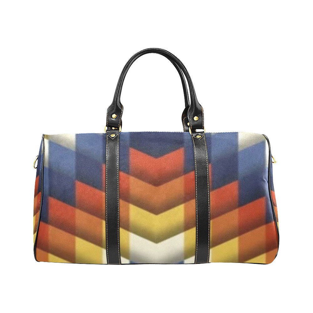 Flamboyant Fleece Travel Bag Black (Small) (Model1639) Print-On-Demand-Product)