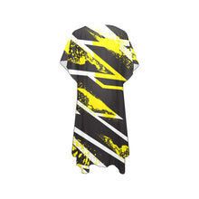 Load image into Gallery viewer, &quot;Sunshine On Me&quot; Kimono Mid-Length Side Slits Chiffon Cover Up (Model H50) (Print-On-Demand-Product)
