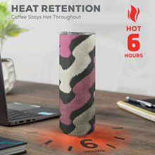 Load image into Gallery viewer, She&#39;s A Vibe 20oz Tall Skinny Tumbler with Lid and Straw (Print-On-Demand-Product)
