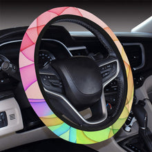 Load image into Gallery viewer, &quot;Color Me Bad&quot; Steering Wheel Cover with Elastic Edge (Print-On-Demand-Product)
