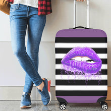 Load image into Gallery viewer, Purple Kisses Luggage Cover (22&quot;-25&quot;) (Medium)Print-On-Demand Product
