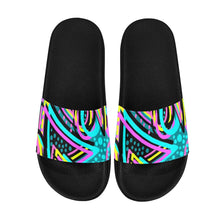 Load image into Gallery viewer, &quot;Show Time&quot; Women&#39;s Slide Sandals (Model 057) (Print-On-Demand Product)
