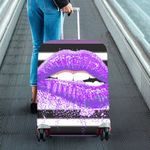 Load image into Gallery viewer, Purple Kisses Luggage Cover (Large Size) (26&quot;-28&quot;)Print-On-Demand Product
