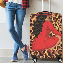 Load image into Gallery viewer, &quot;Pretty in Red&quot; Luggage Cover (Large Size) (26&quot;-28&quot;)
