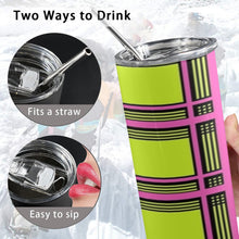 Load image into Gallery viewer, &quot;Get It Girl&quot; 20oz Tall Skinny Tumbler with Lid and Straw (Print-On-Demand-Product)
