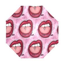 Load image into Gallery viewer, Pretty AF. Anti-UV Foldable Umbrella (Outside Printing) (Model U08) Print-On-Demand-Product
